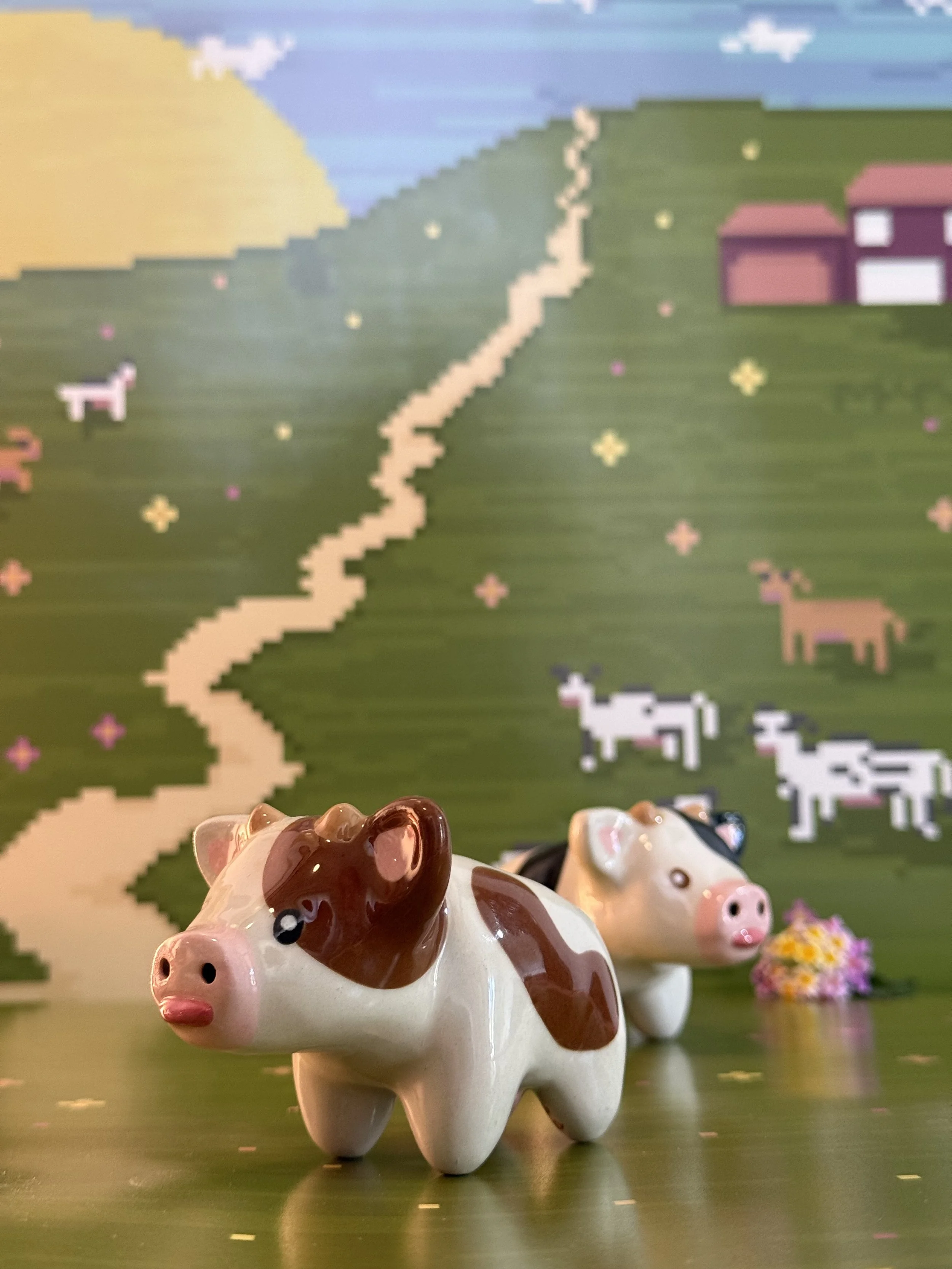 NEW! Cow Cutie Handmade Ceramic Pipe by Cutie Pipe