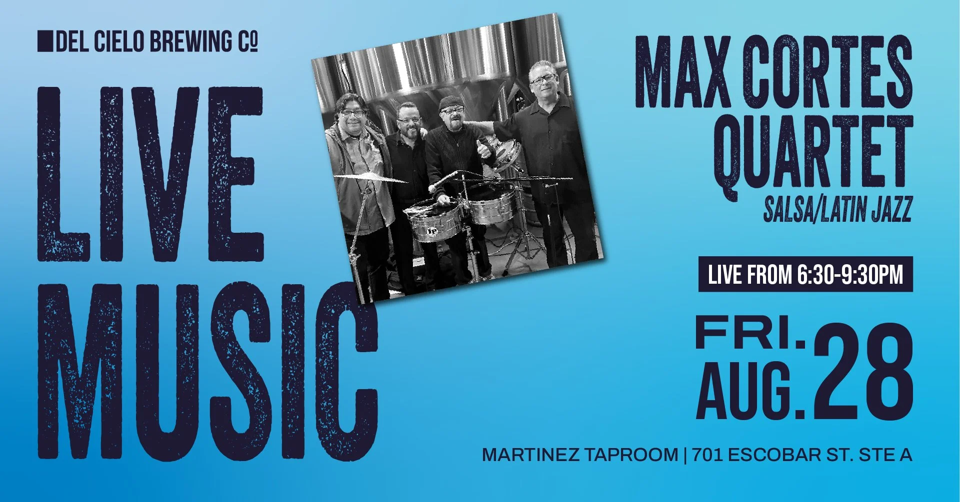 Live Music // Max Cortes Quartet