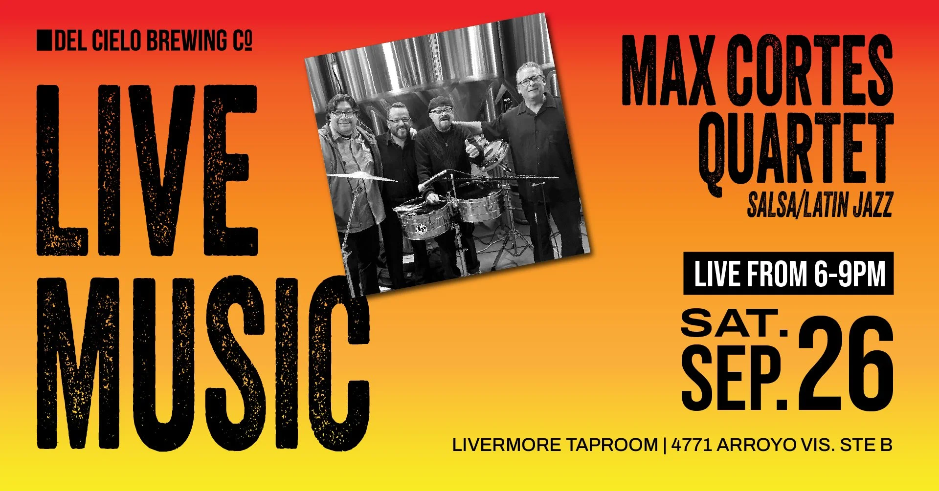 Live Music // Max Cortes Quartet