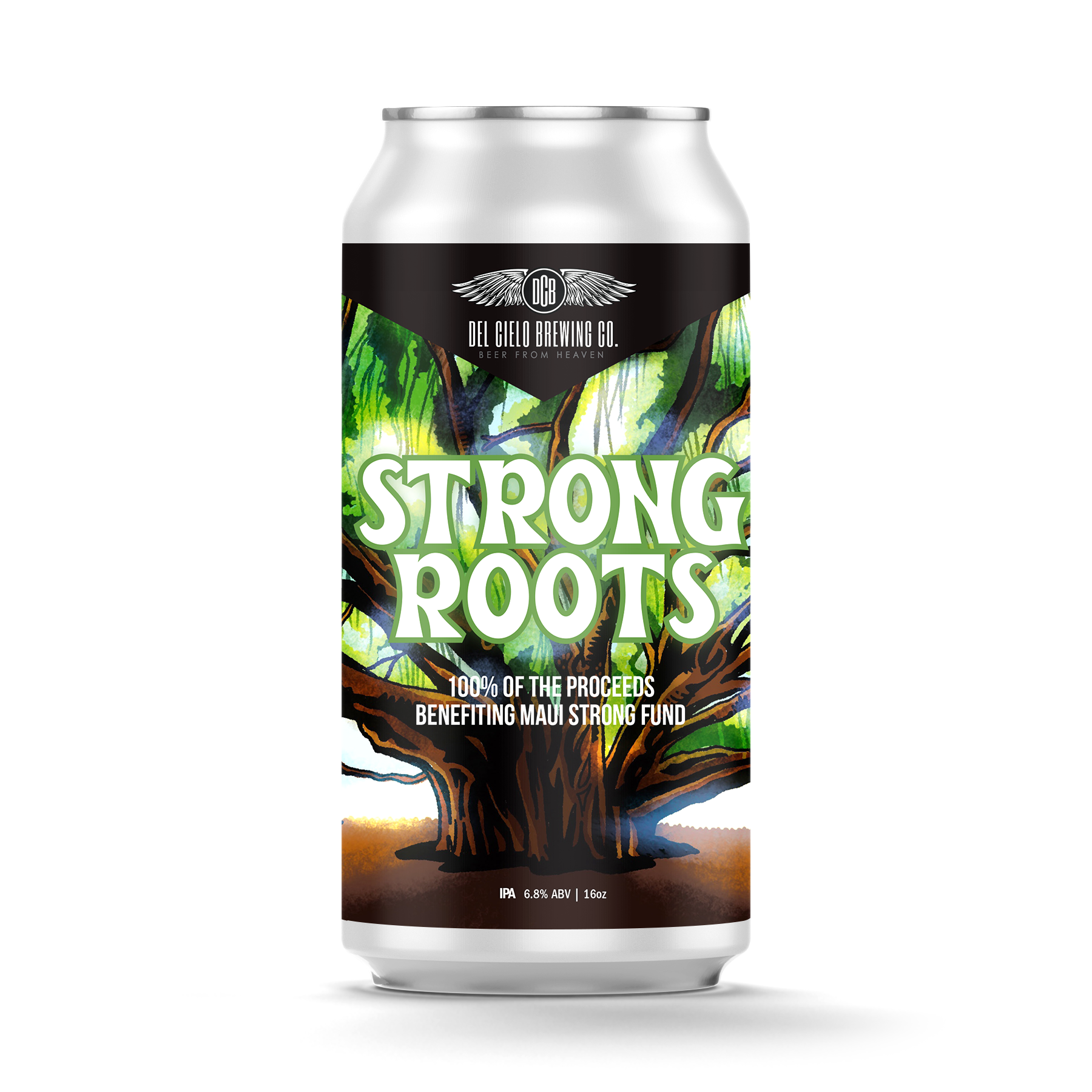 Strong Roots Beer With Purpose Can