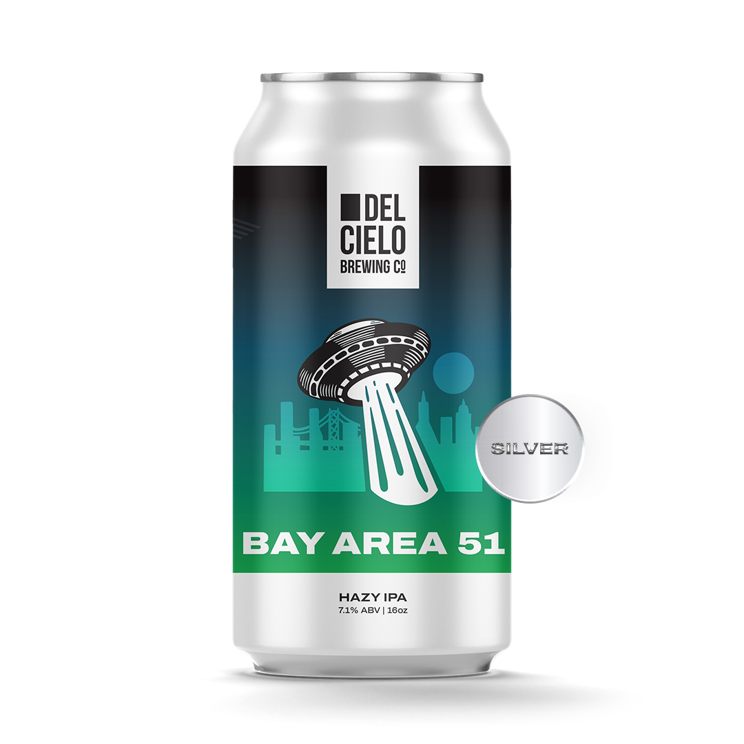 Bay Area 51 Hazy IPA Silver 2025