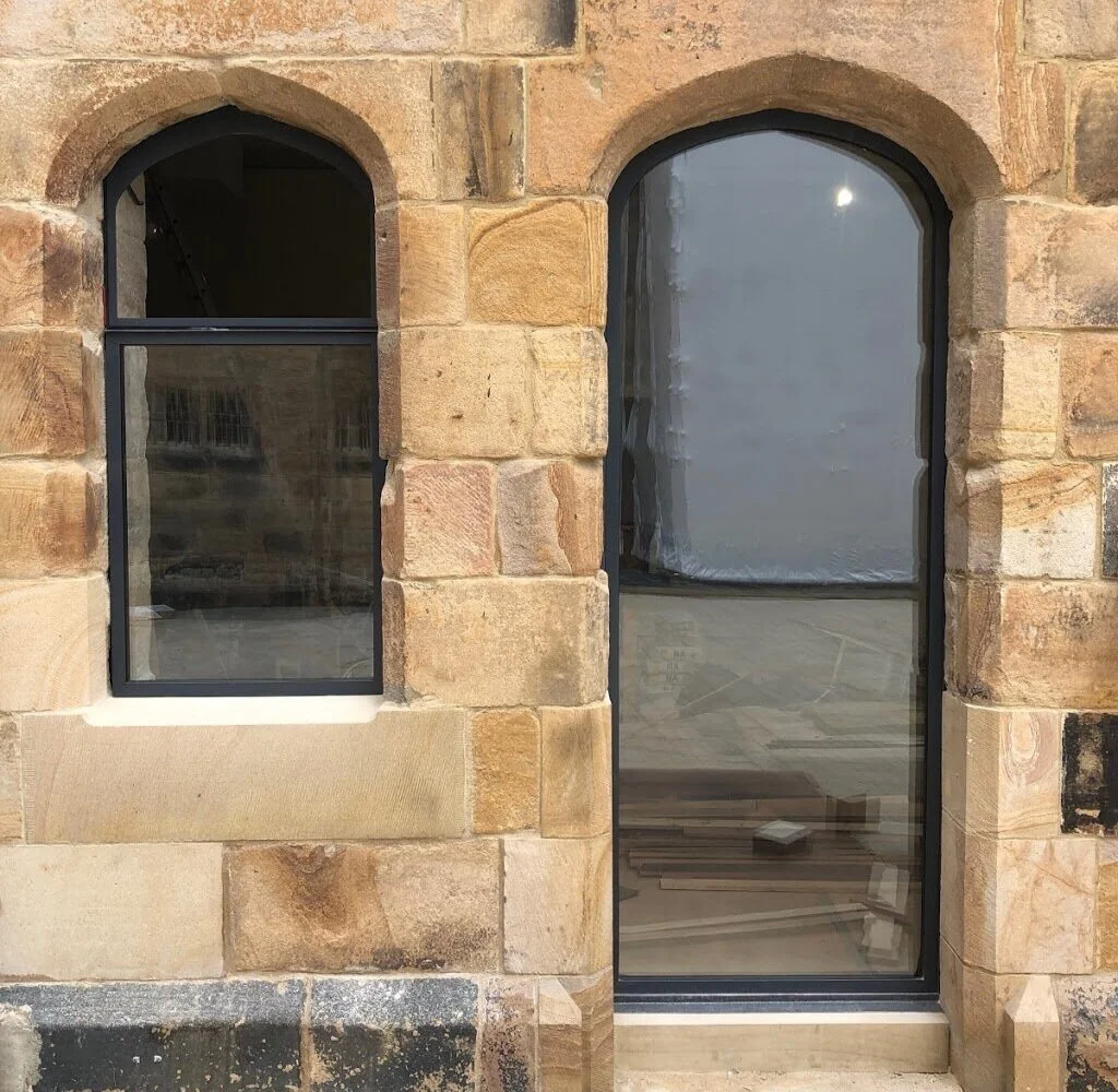 Lancaster Castle (grade one listed building) successfully double glazed