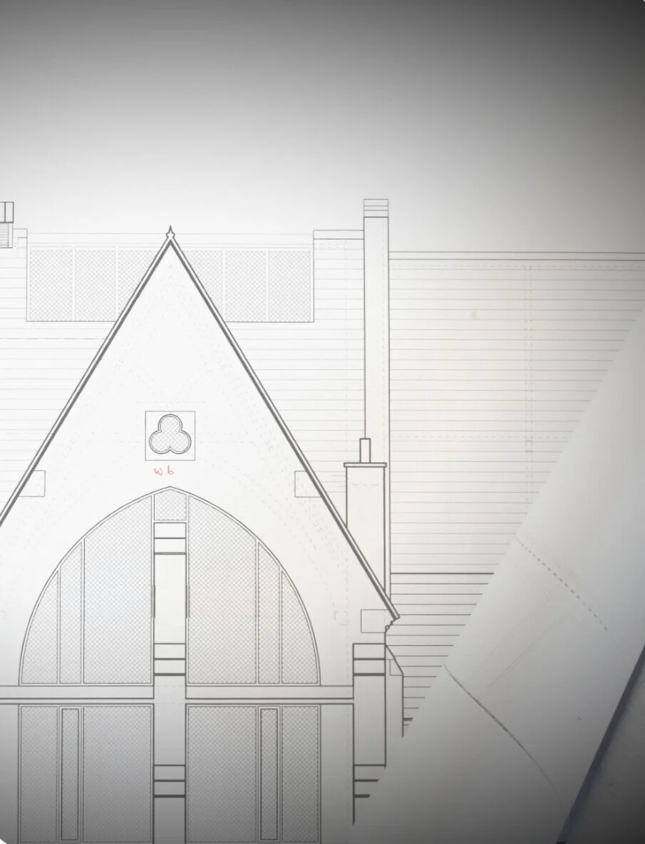 Technical drawings showing our double glazing system