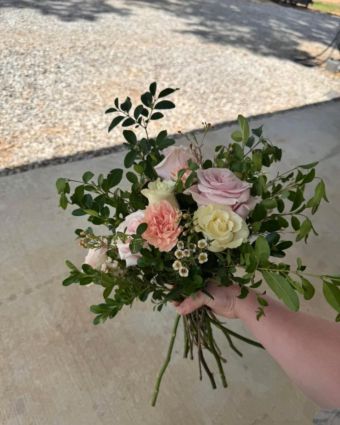 Hand-tied with love and a little wild flower twist 💛