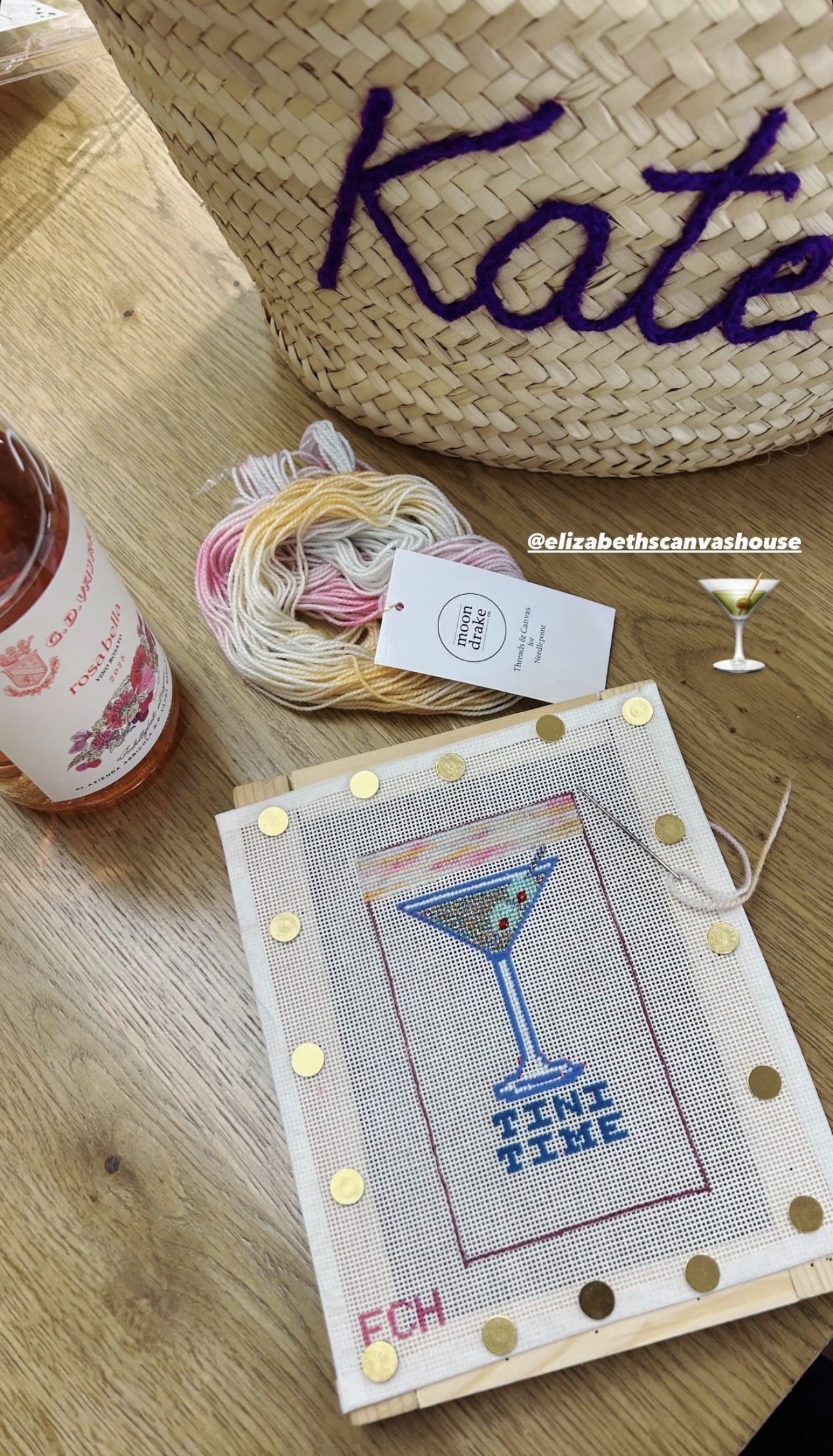 Tini Time Needlepoint Canvas