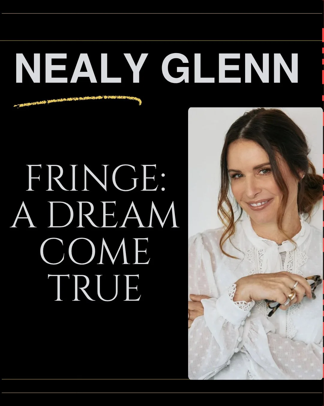 Nealy Glenn in action &mdash; where passion meets presence in every performance. Fringe is her life long DREAM.⁠
⁠
#edfringe #59E59 #NYCtheatre #TheLadyDothProtest #TheatreJourney #ActorLife #StagePerformance⁠
⁠
Discover more &rarr; https://www.thela