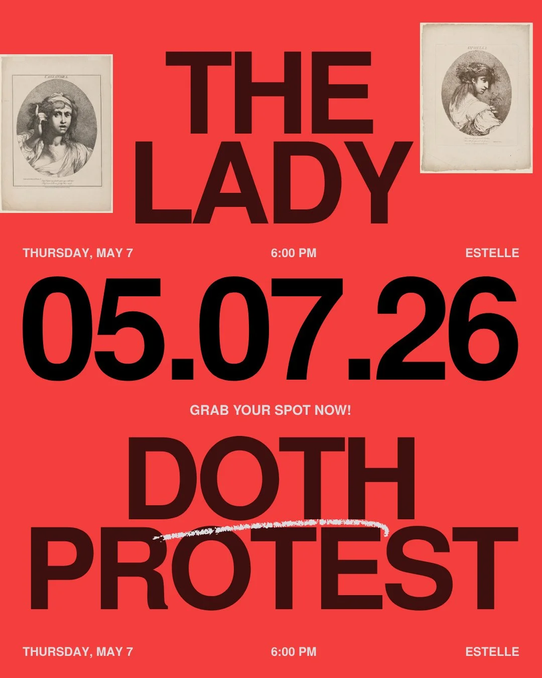 05.07.26 &mdash; opening night. One night, one reading. This where the magic always starts. We have been rehearsing all week and are ready to share!⁠
⁠
#edfringe #59E59 #NYCtheatre #TheLadyDothProtest #TheatreTickets #LiveShow #StagePerformance⁠
⁠
Ge