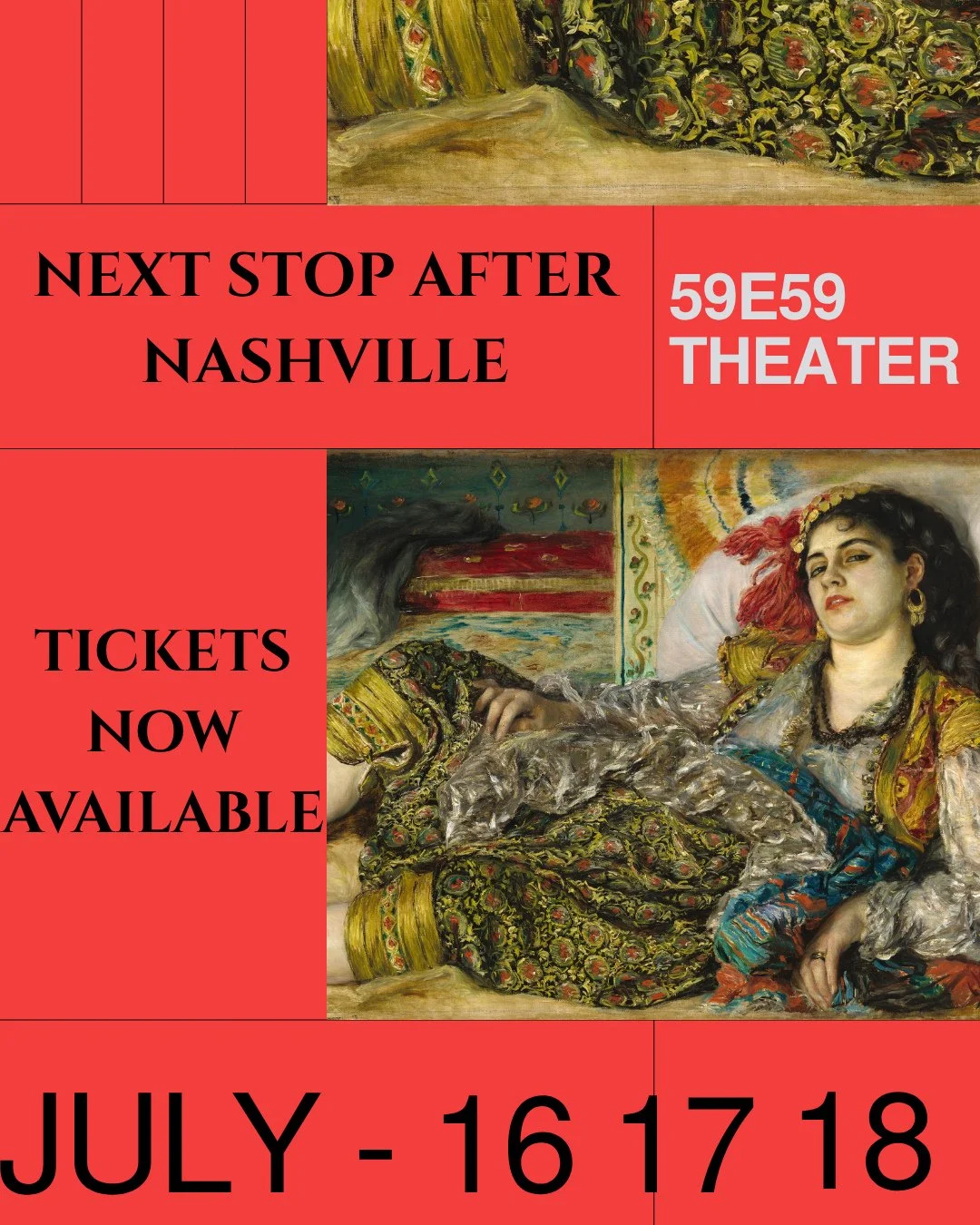 Next stop: New York City. July 16&ndash;18 at 59E59 Theater. Get tics today! Come see us in NYC⁠
⁠
#edfringe #59E59 #NYCtheatre #NYCTheatre #StagePerformance #LiveShow⁠
⁠
Get tickets &rarr; https://www.59e59.org/shows/show-detail/east-edinburgh-2026/