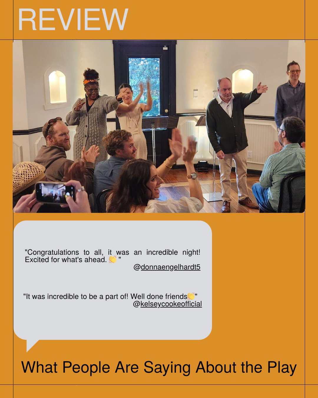 Your words mean everything. Thank you. Your response makes it all worth it.	⁠
⁠
#edfringe #59E59 #NYCtheatre #TheatreReviews #NashvilleTheatre #LivePerformance #AudienceReaction #StageExperience	⁠
⁠
Get your seat &rarr; https://www.theladydothprotest