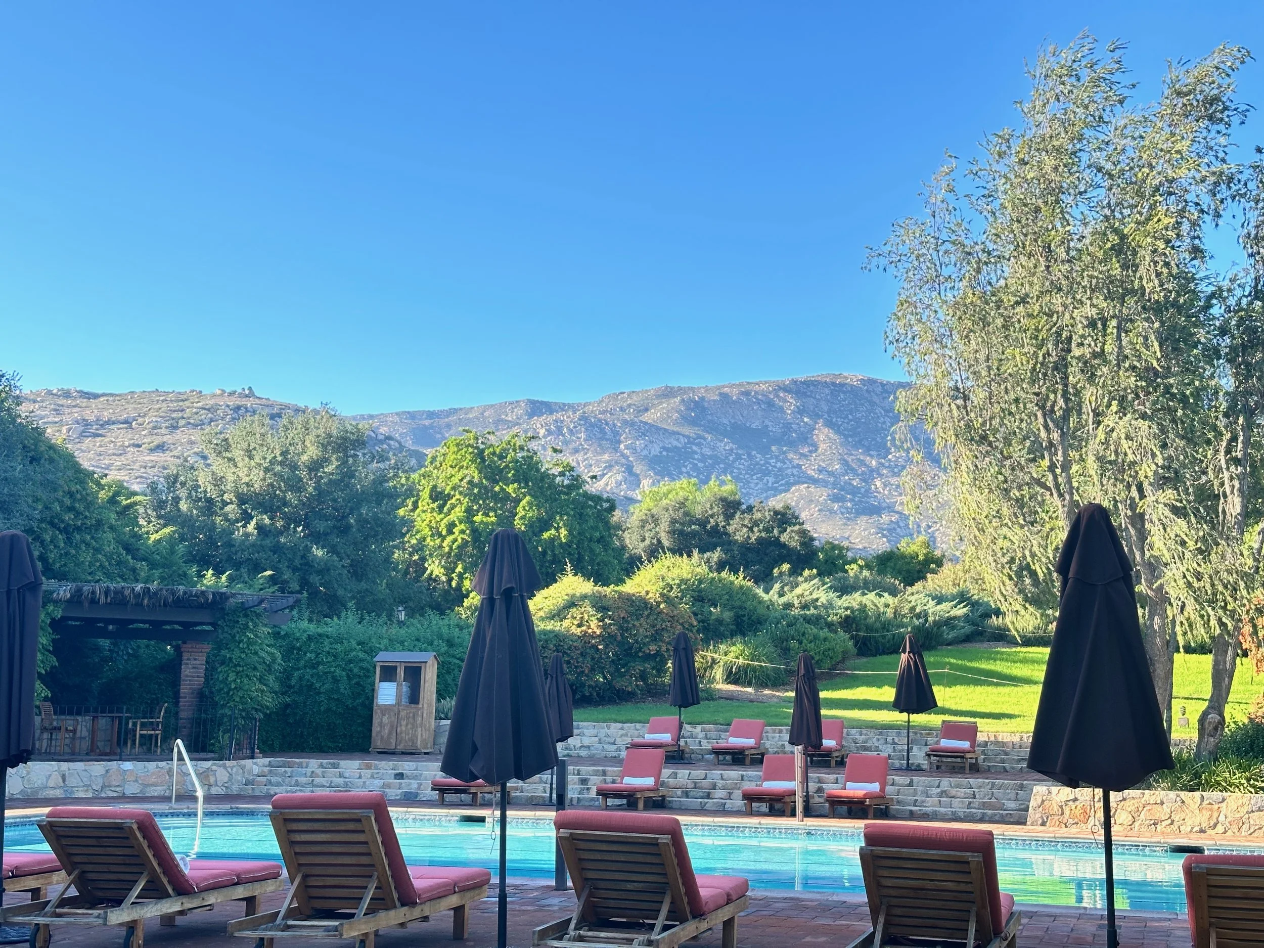 One of the 4 pools on the Ranch