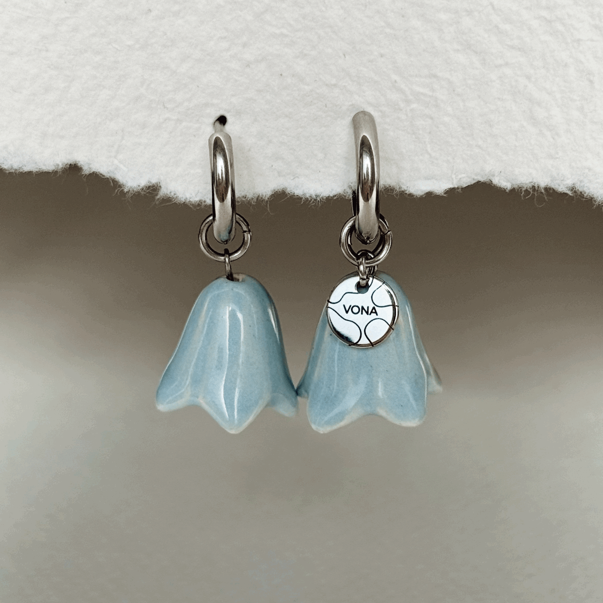 Luma Bell Drops light blue (silver)