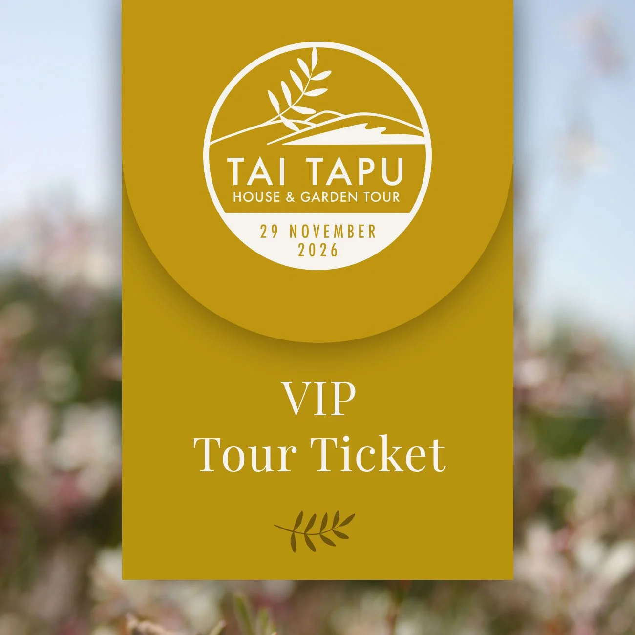 VIP Experience Tour Ticket 2026
