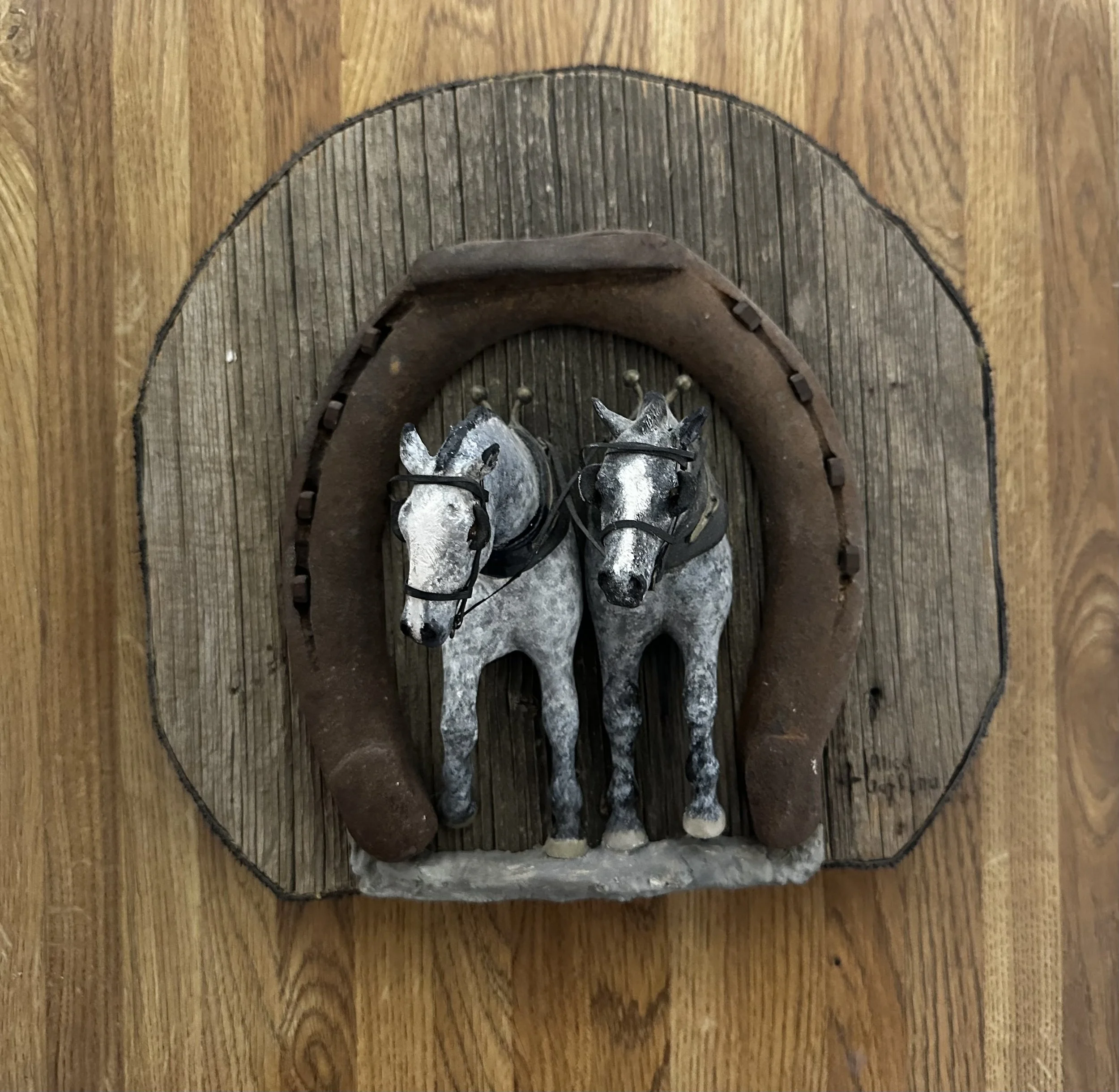 "Draft Horses Team Relief"