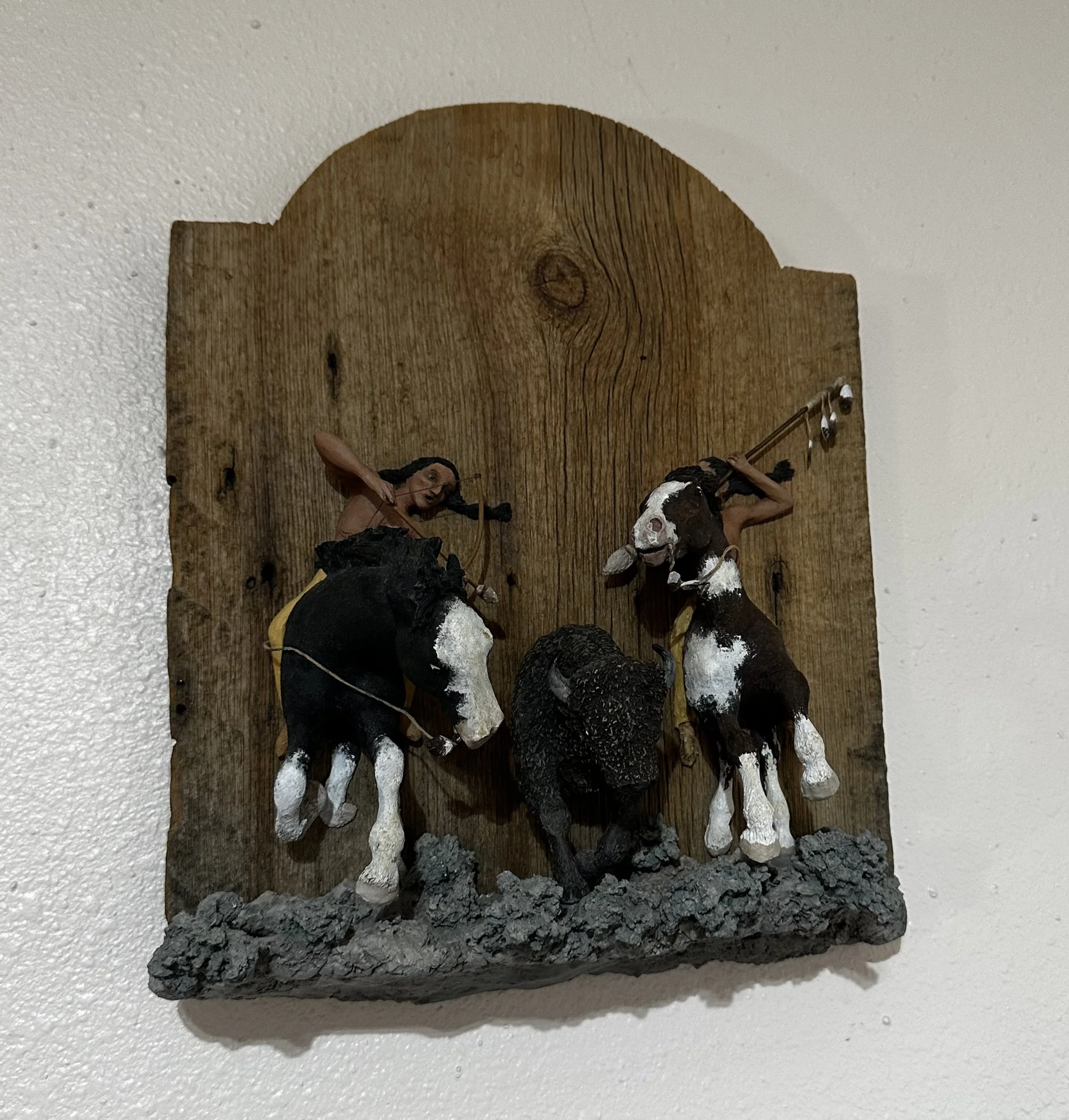 "Native Americans Chasing Buffalo"