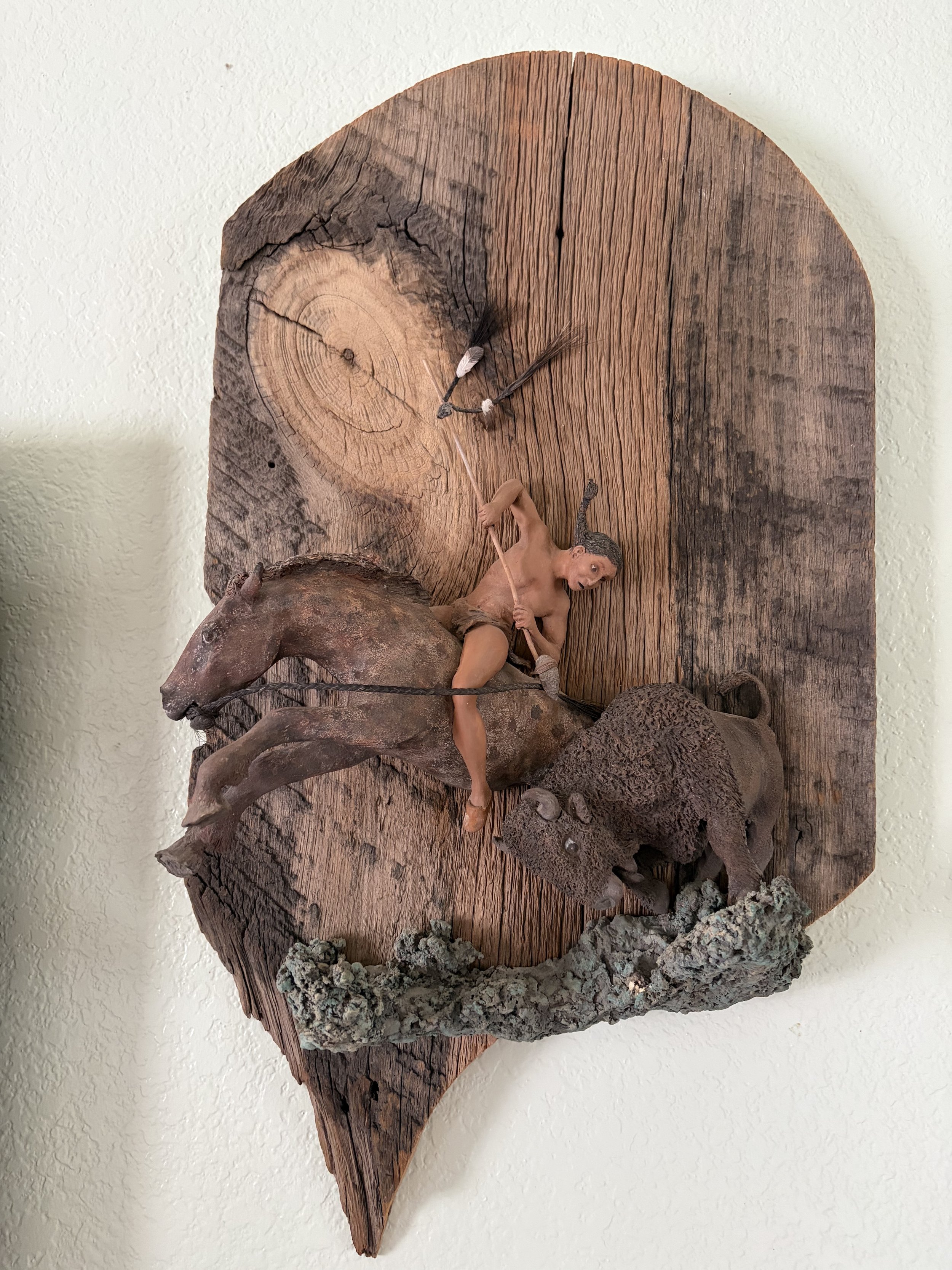 "Native American Buffalo Hunt"