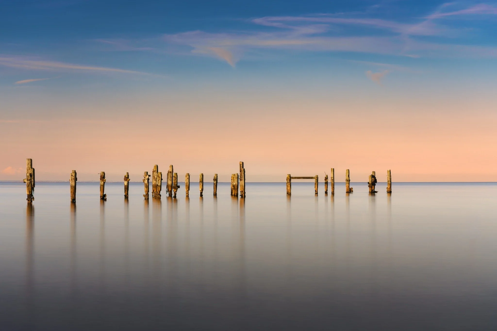 The Old Pier posts in Swanage