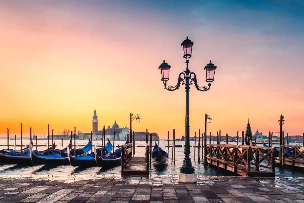 San Maggiore with Gondolas