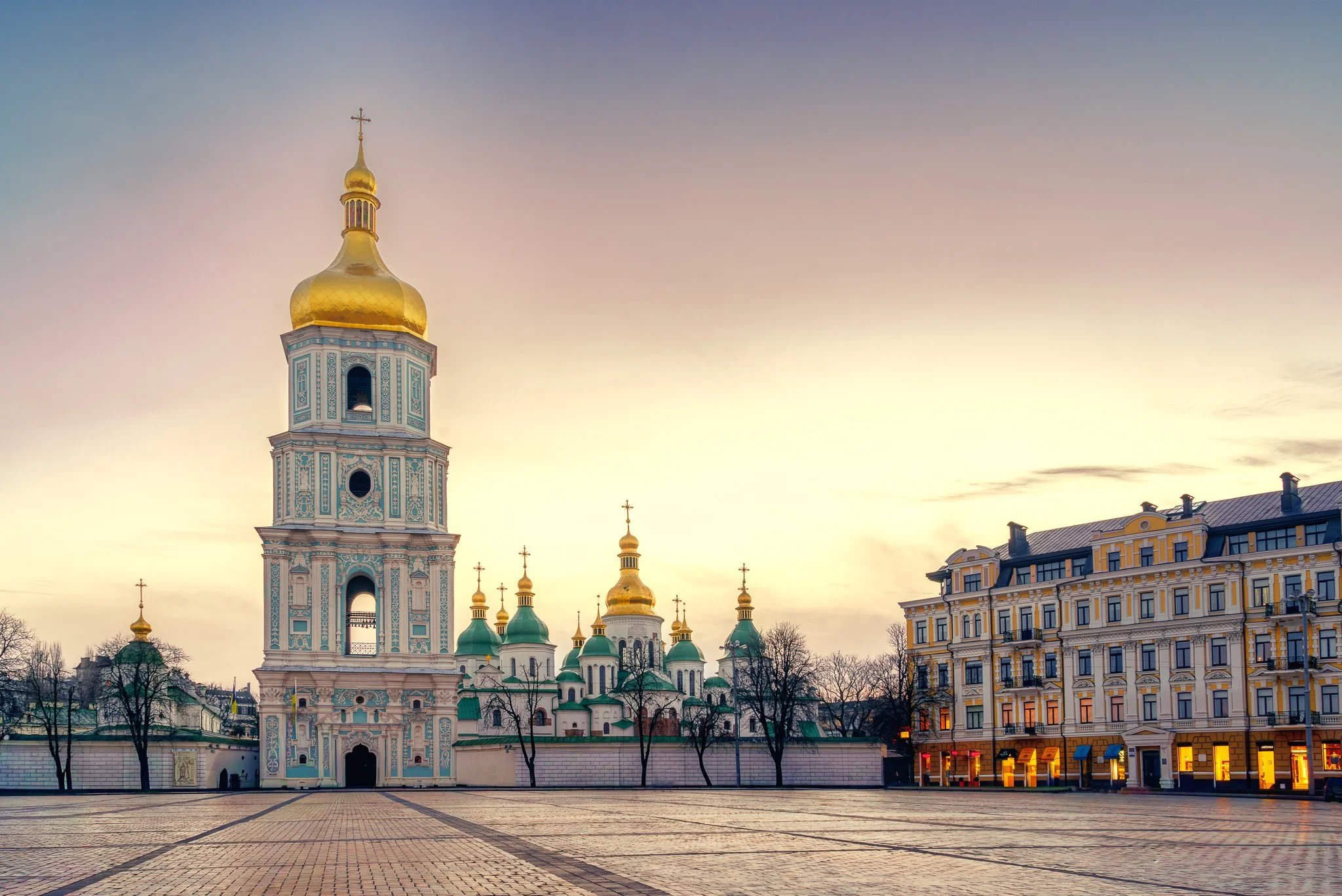 Saint Sophia at Sunset