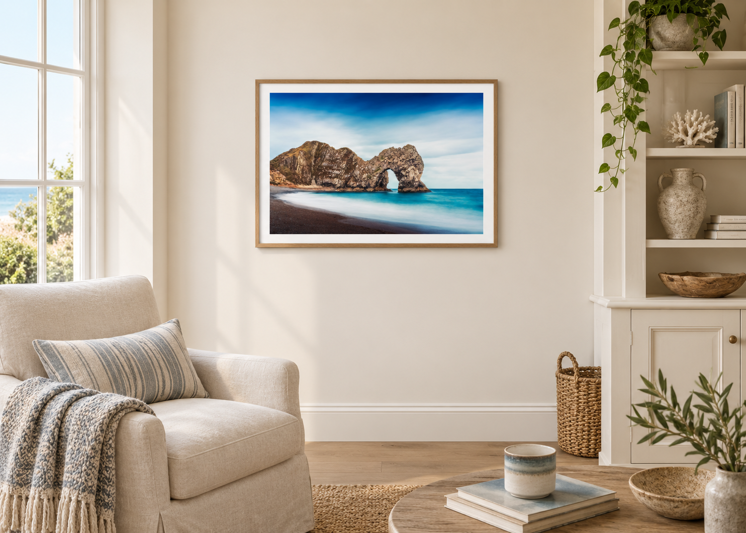Room mock up of Durdle Door in Dorset