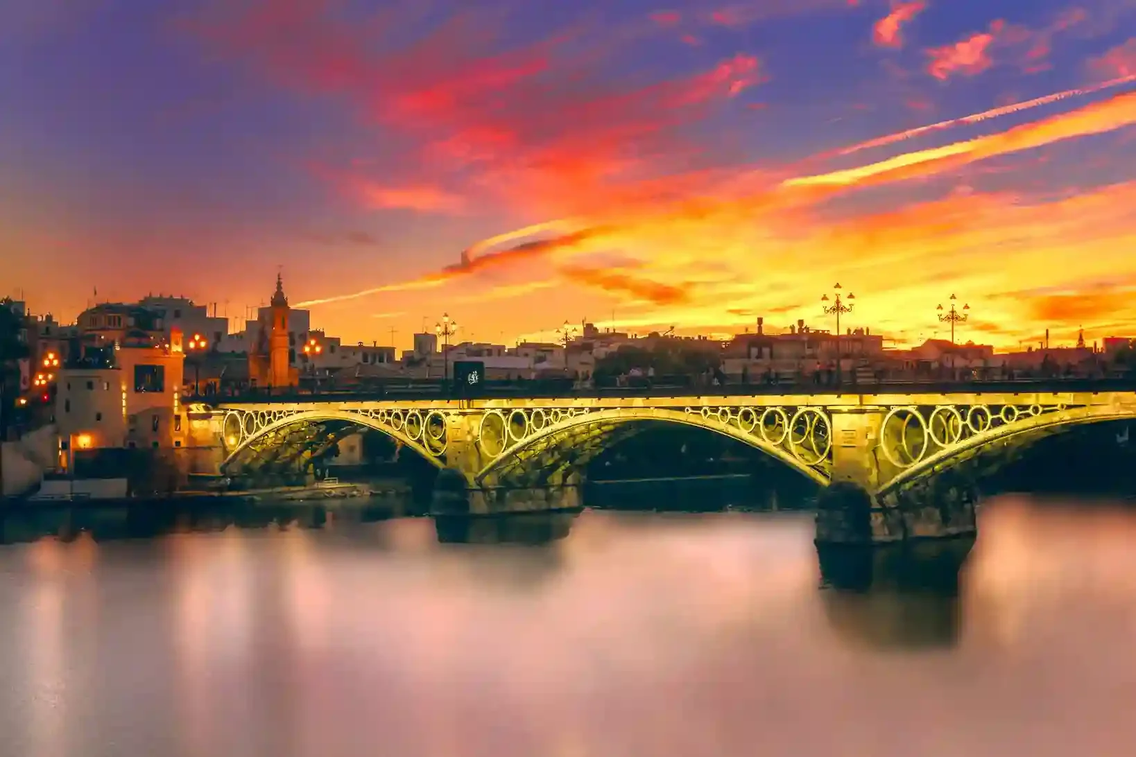 Twilight Over Isabel II Bridge