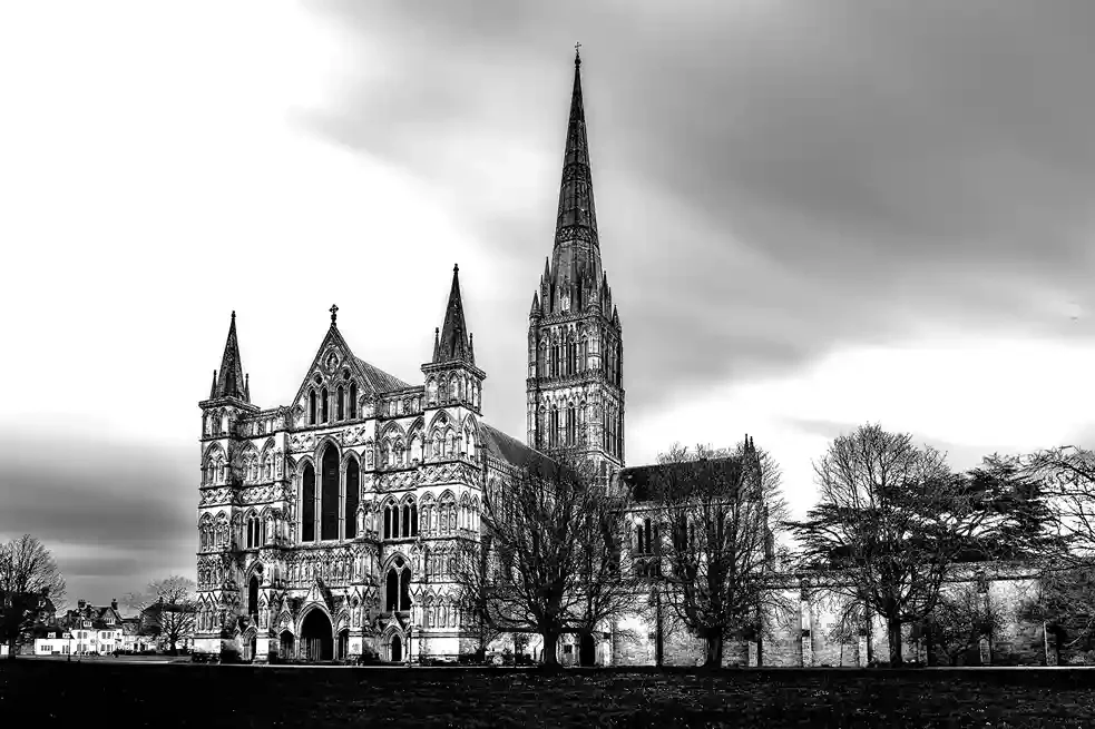 Salisbury Cathedral in Autumn