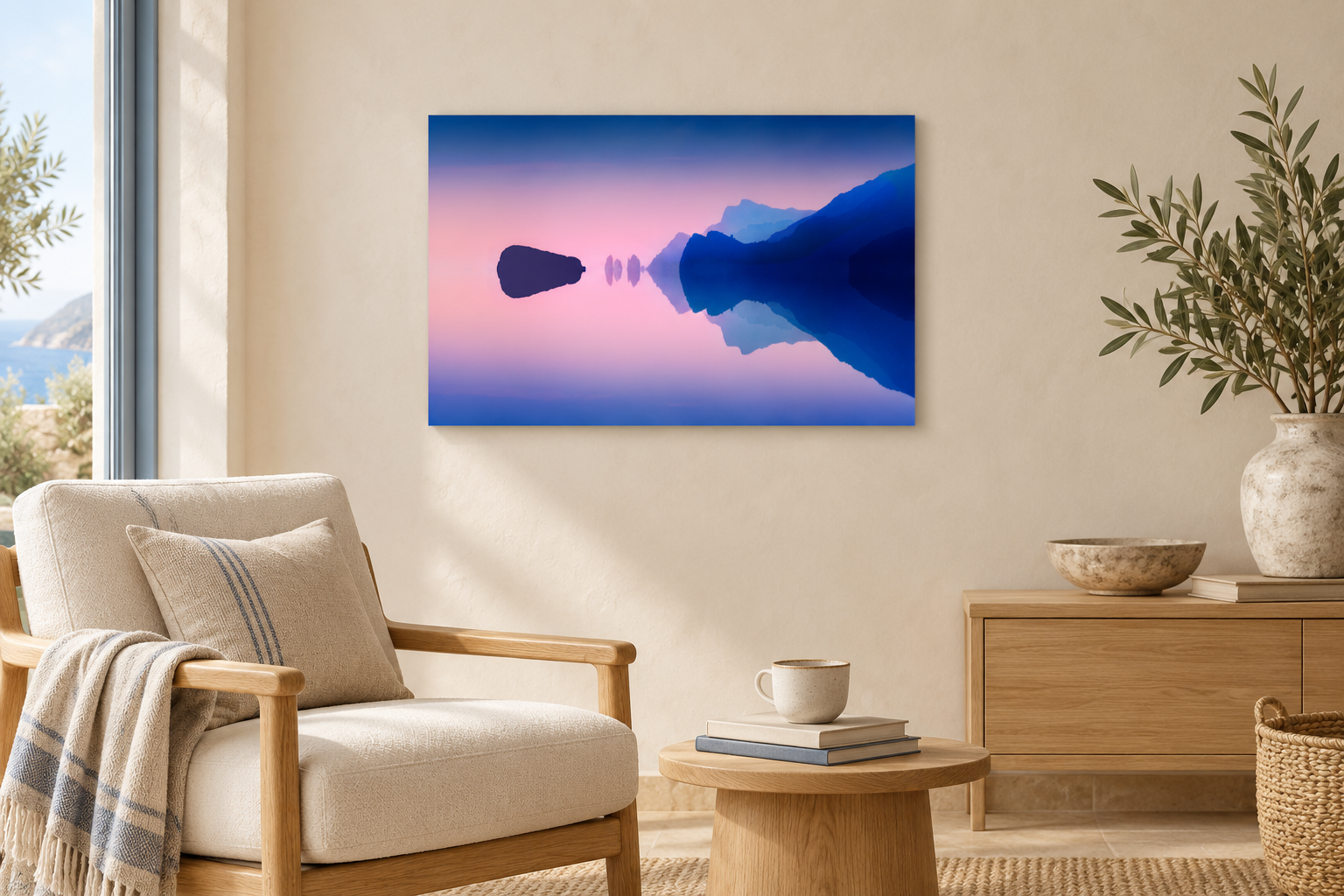 Room mock up of the Amalfi Coast image