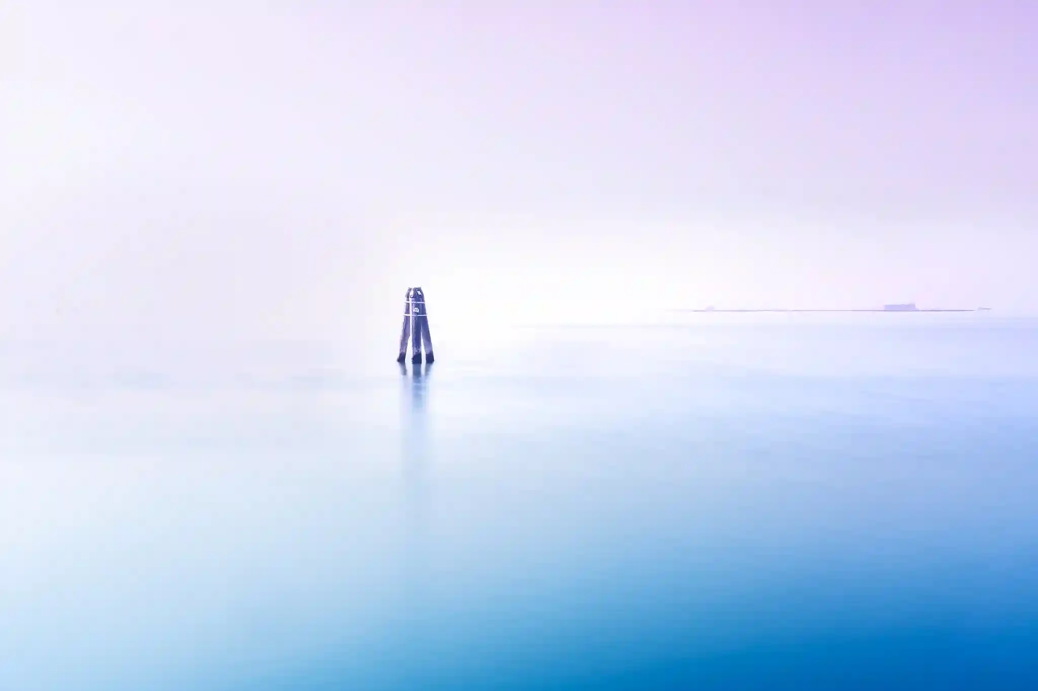 Marker in Still Water
