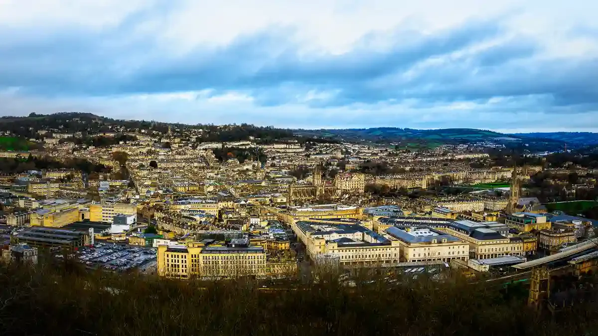 Panoramic image of the city of Bath