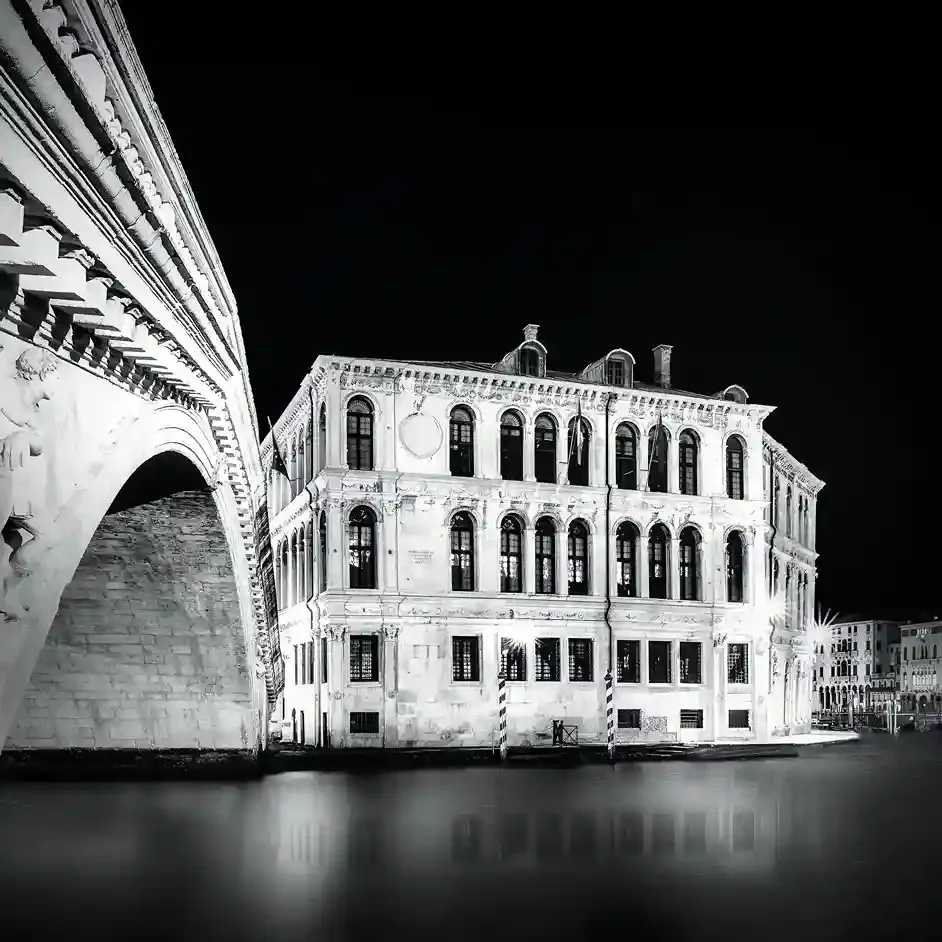 Beneath the Rialto Bridge