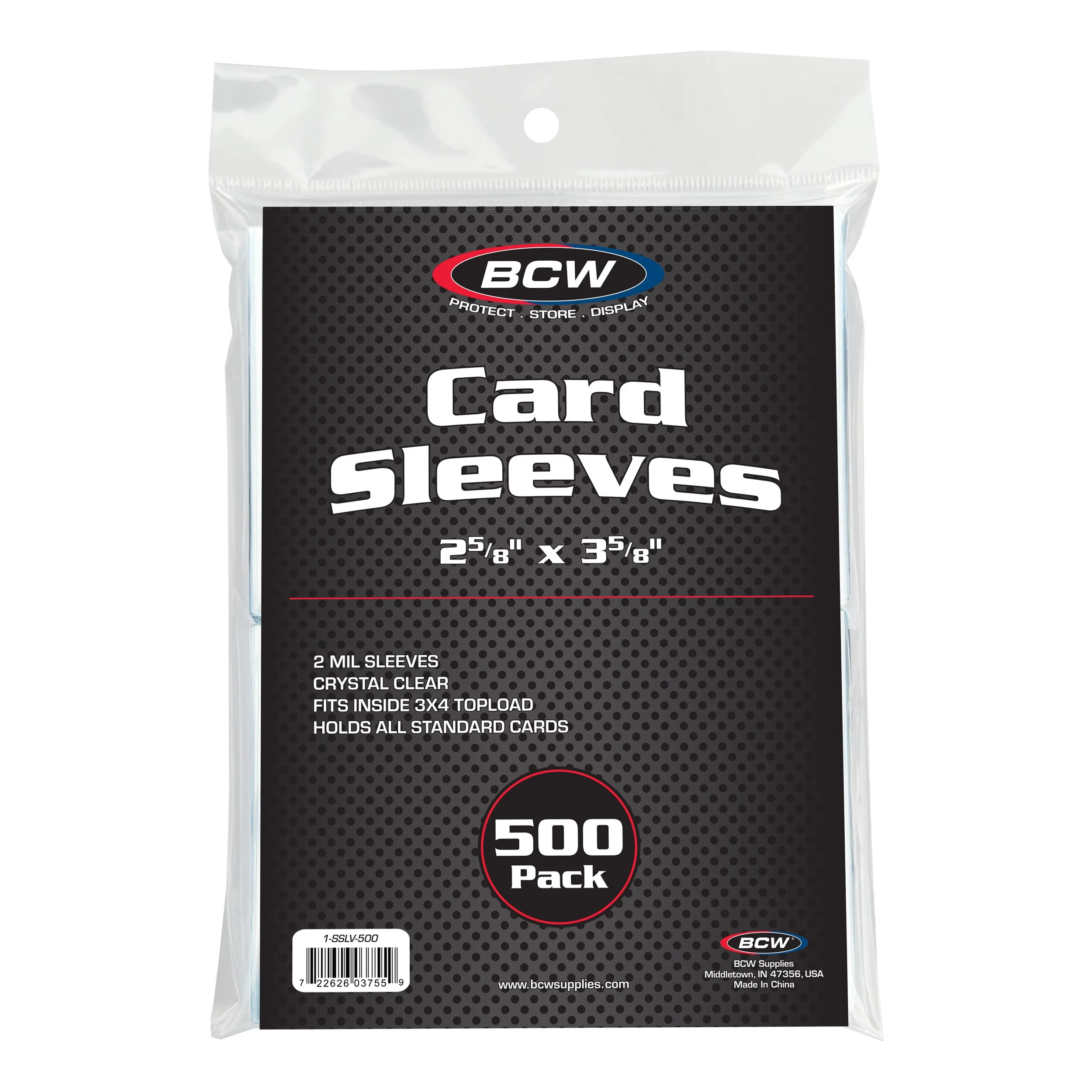 BCW Standard Size Penny Sleeves (500ct)