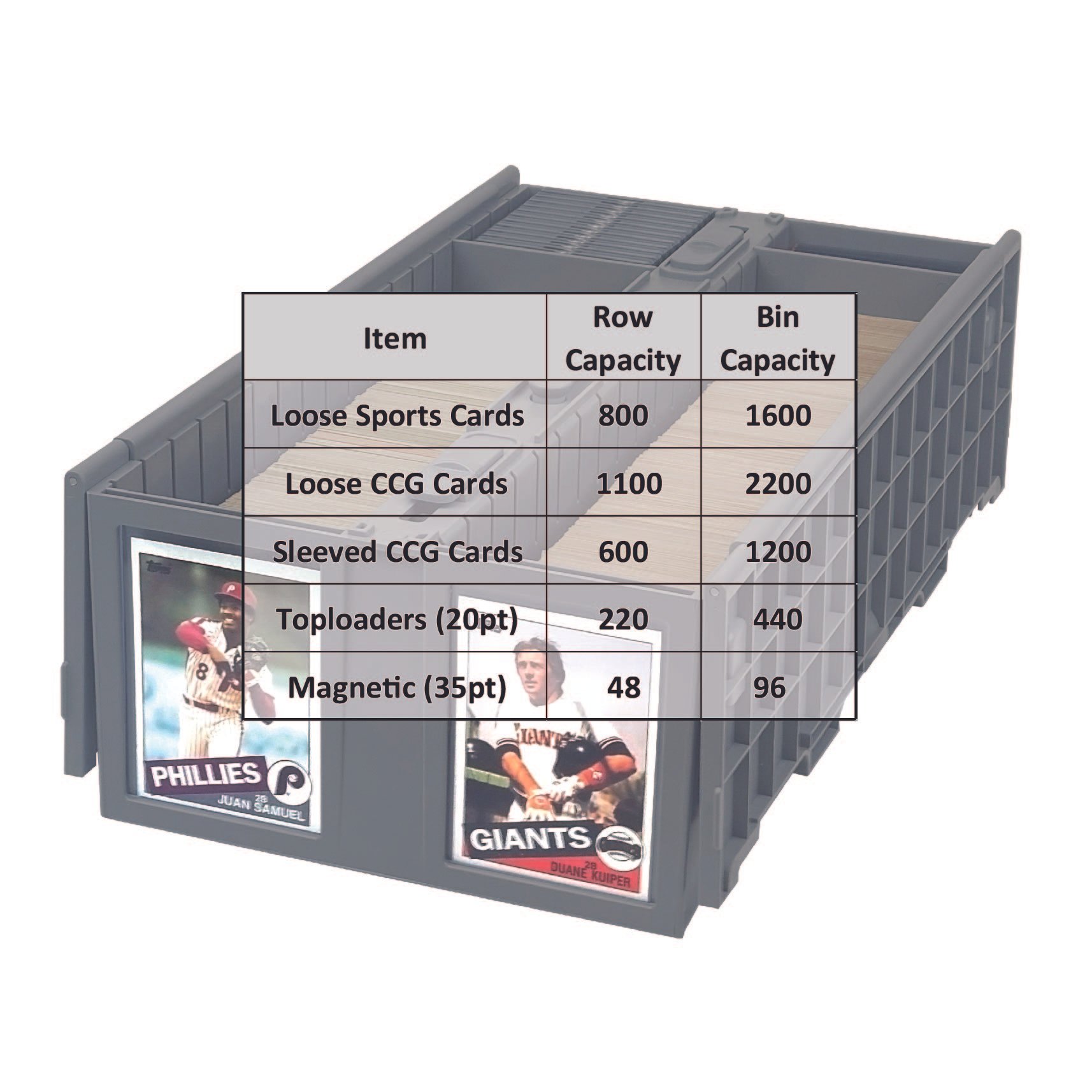 BCW 1600ct Collectible Card Bin