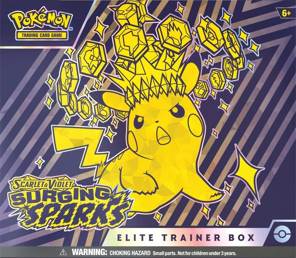 Pokémon Scarlet & Violet — Surging Sparks Elite Trainer Box