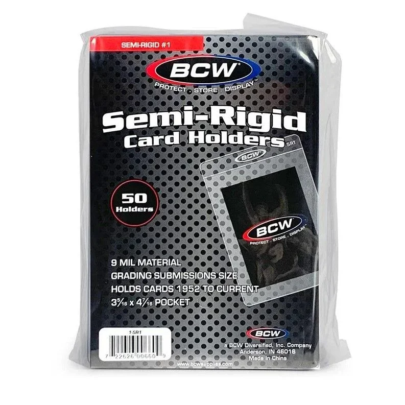BCW Semi-Rigid Card Holder #1 (50ct)