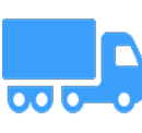 Side View of a Semi Truck- Icon