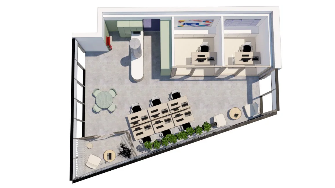 Honeysuckle workplace floorplan