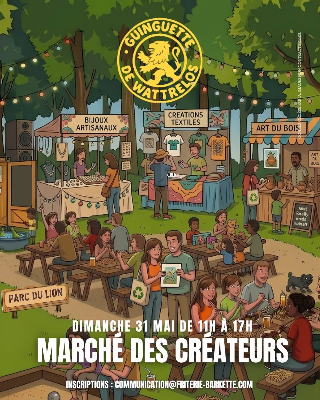 Le Marché des Créateurs débarque à la Guinguette de Wattrelos !