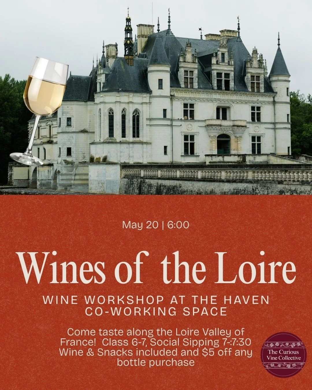 Our first wine workshop is coming up on Wednesday May 20th at the Haven Co-Working space in Bend. 
(If you previously tried to sign up and it was full, there are spaces now available!) $60 ticket includes wines, food and $5 off a bottle purchase. Add