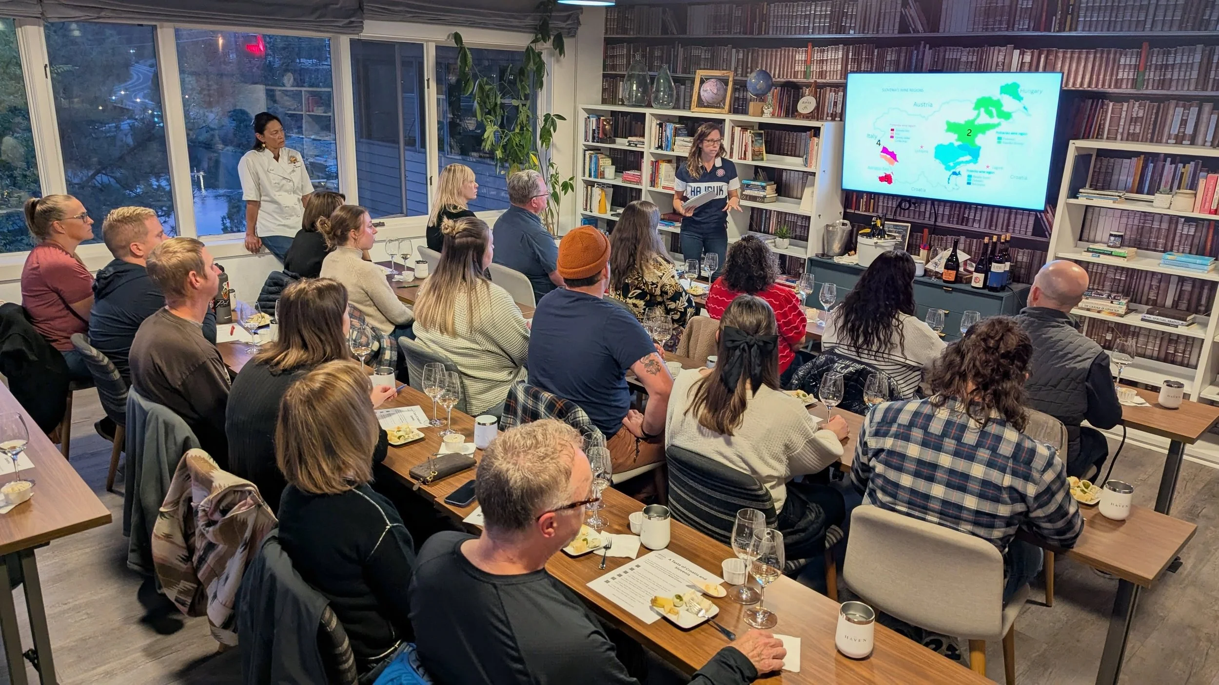 What a fun week!  3 classes 🍷plus big wins for both my Seahawks and Utah Utes 🏈
Thanks to everyone for coming out to &lsquo;Wine &amp; Cheese&rsquo; night with @talking.cheese.bend and I.  Love the enthusiasm for Slovenian and Croatian wines 🥂 
Th