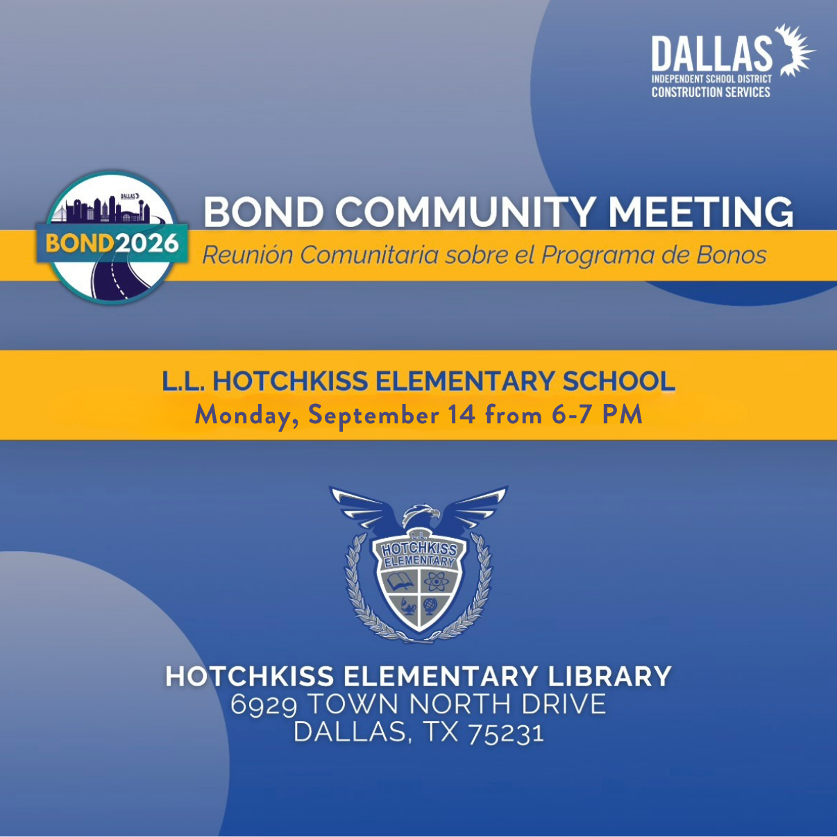Hotchkiss Bond Community Meeting