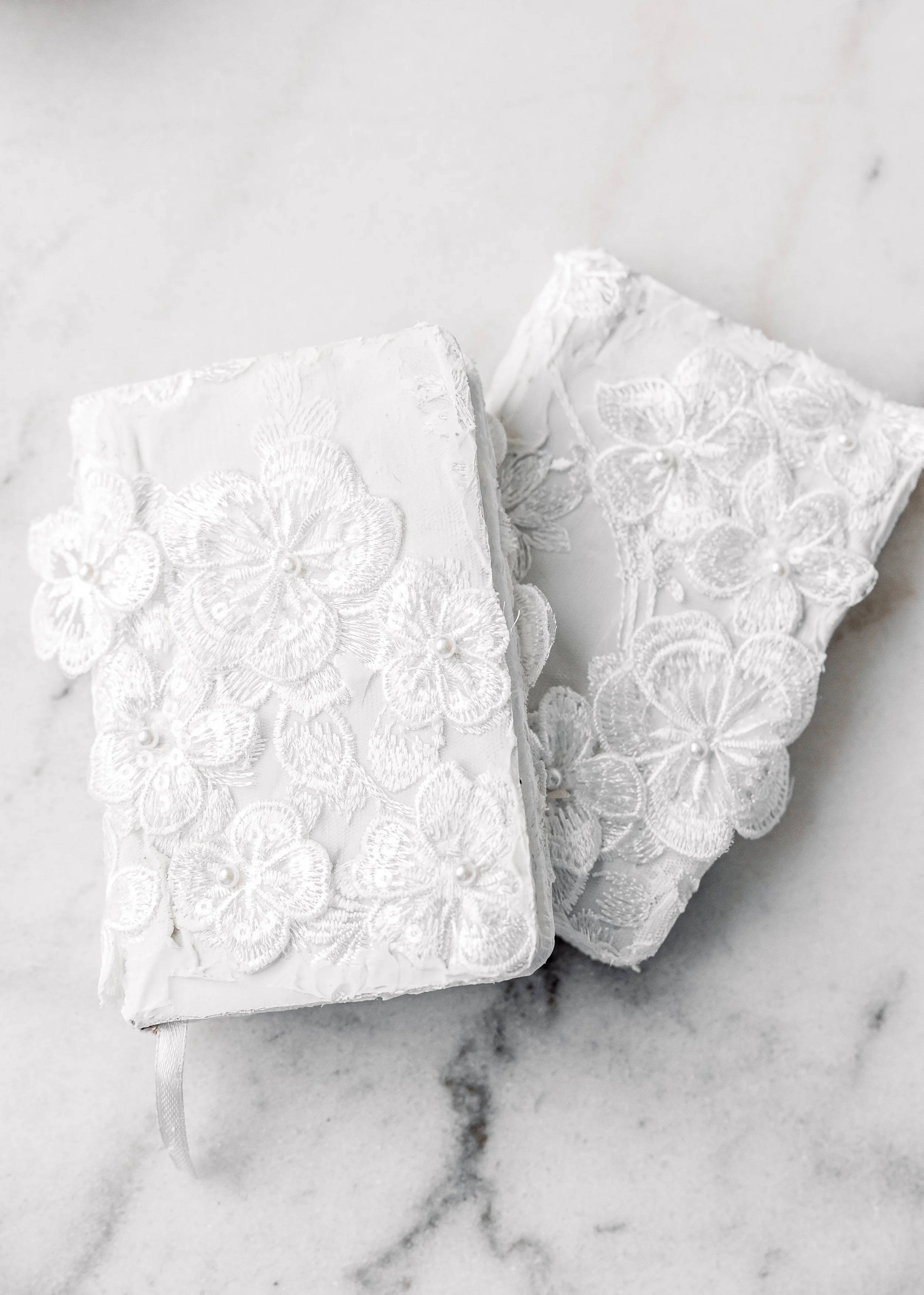 Hand-Finished Vow Book Set | Bloom