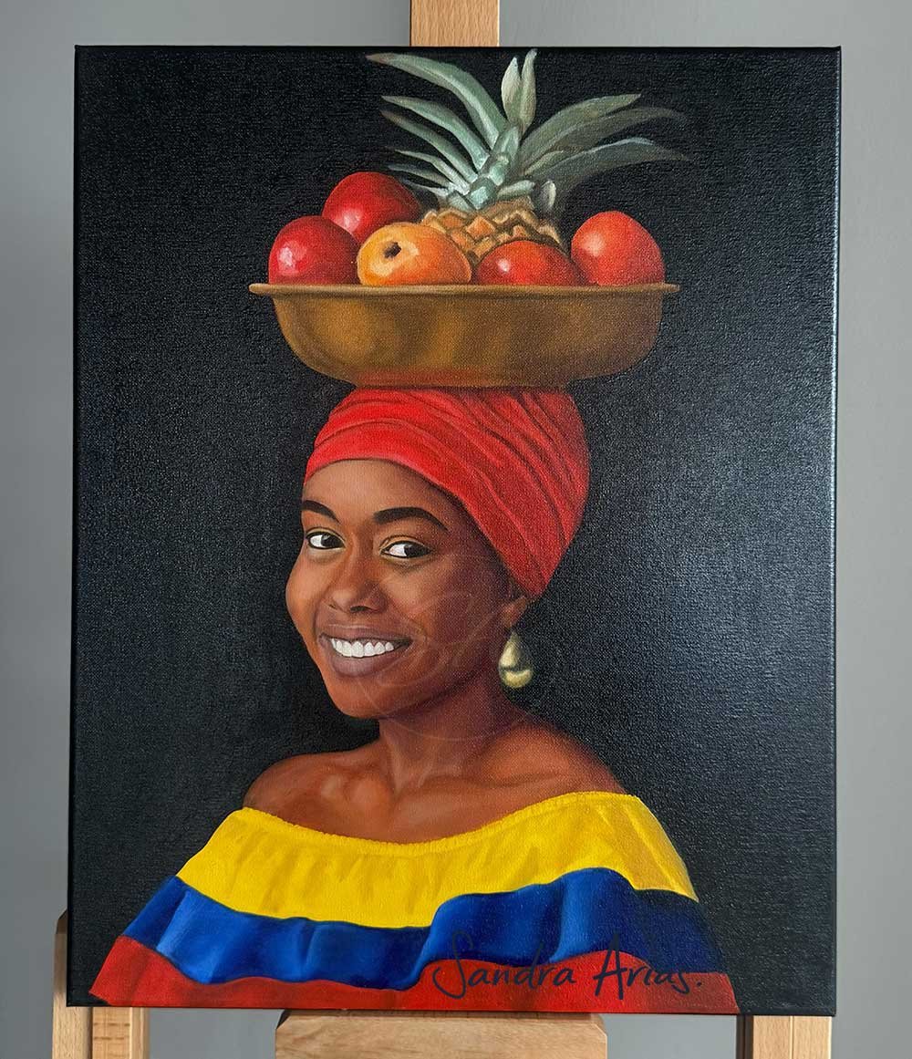 Palenquera with a Pearl Earring