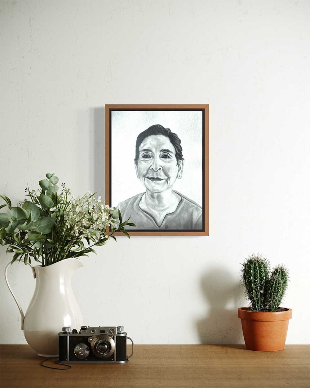 Commissioned portrait woman