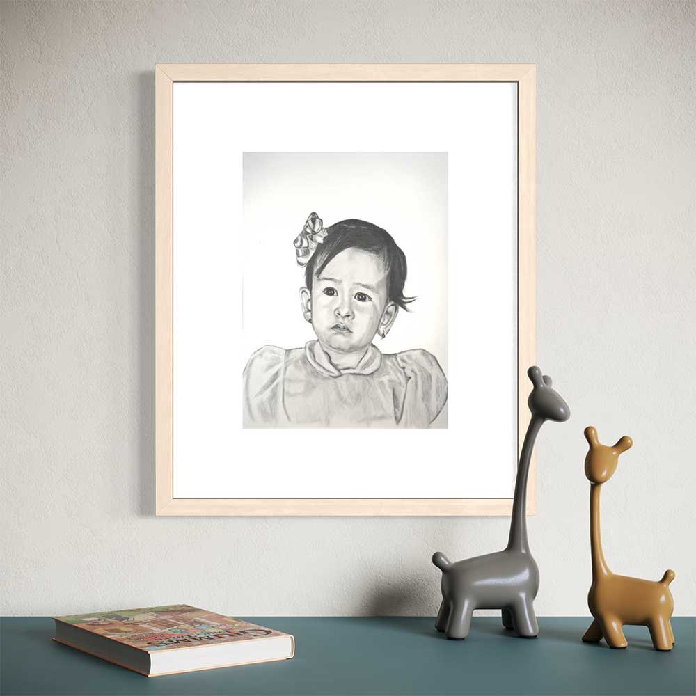 Commissioned portrait girl