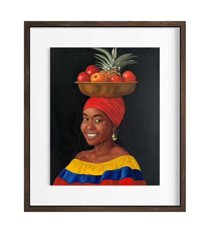 Palenquera with a Pearl Earring