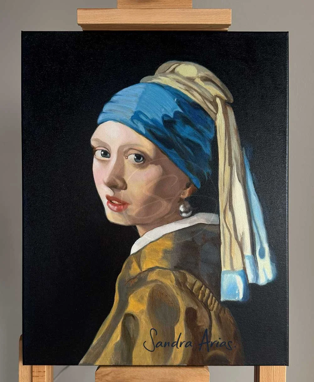 Reinterpretation of Girl with a Pearl Earring