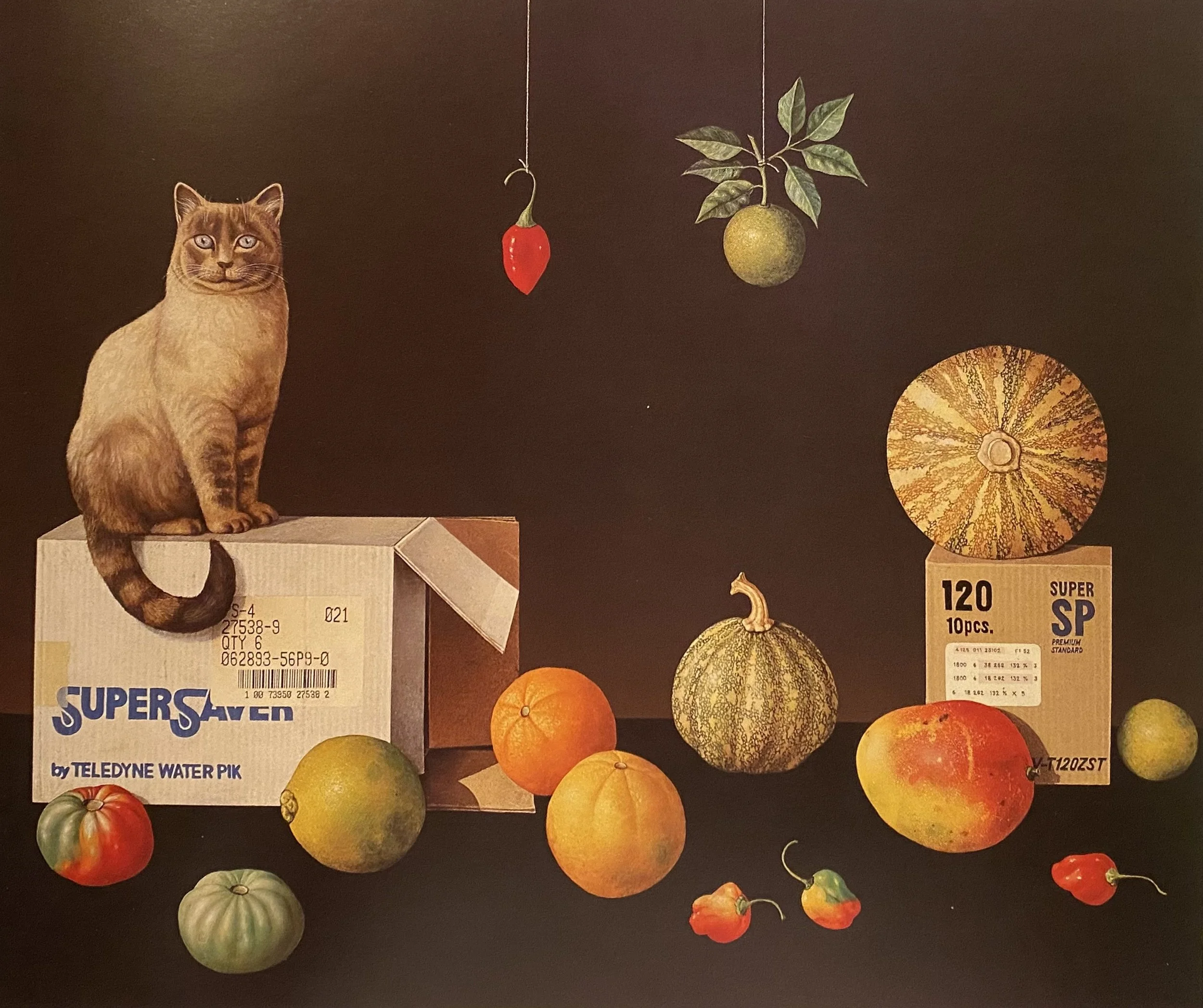 Una pintura que muestra un gato Jose Antonio Davila