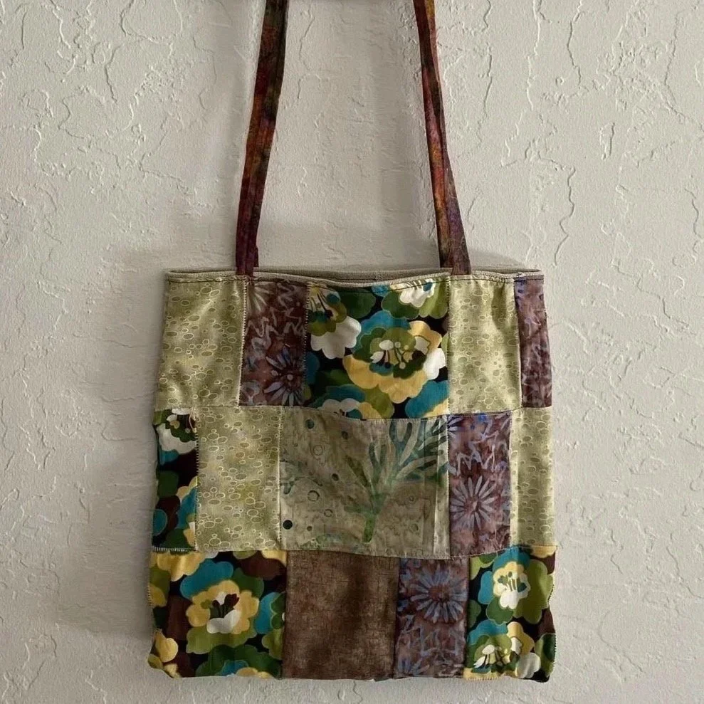Patch-work tote