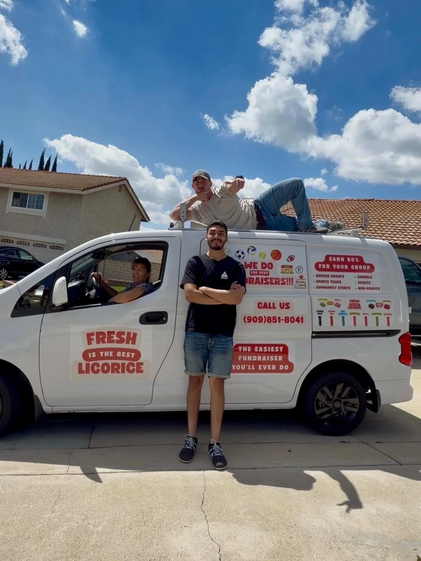 The only white van you should ever take candy from