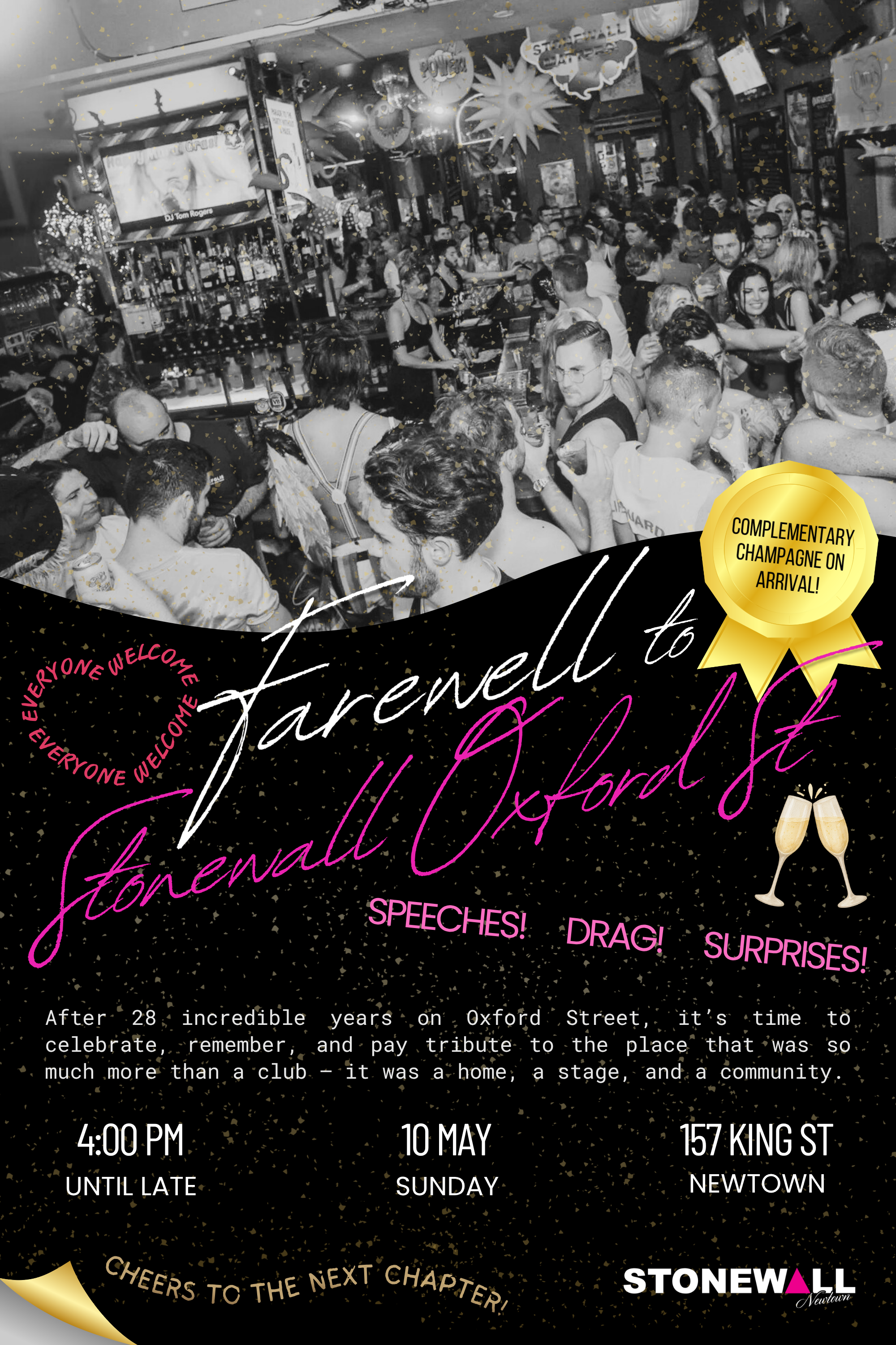 Farewell to Stonewall Oxford St