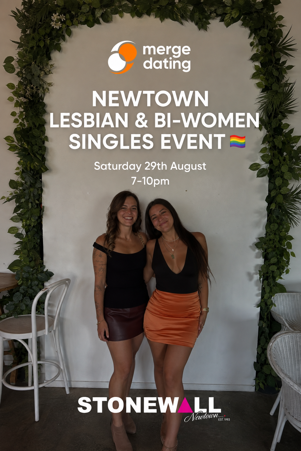 Newtown Lesbian & Bi-Women Singles Event 🏳️‍🌈